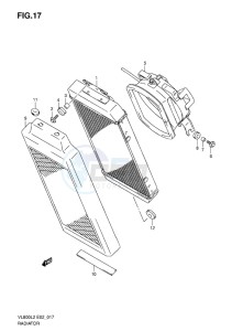 VL800C INTRUDER EU drawing RADIATOR