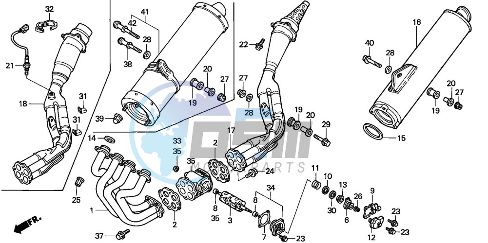 EXHAUST MUFFLER