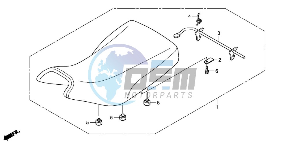 SEAT (TRX500FA5/6/7/8)