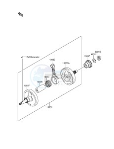 RM-Z250 (E28) drawing CRANKSHAFT