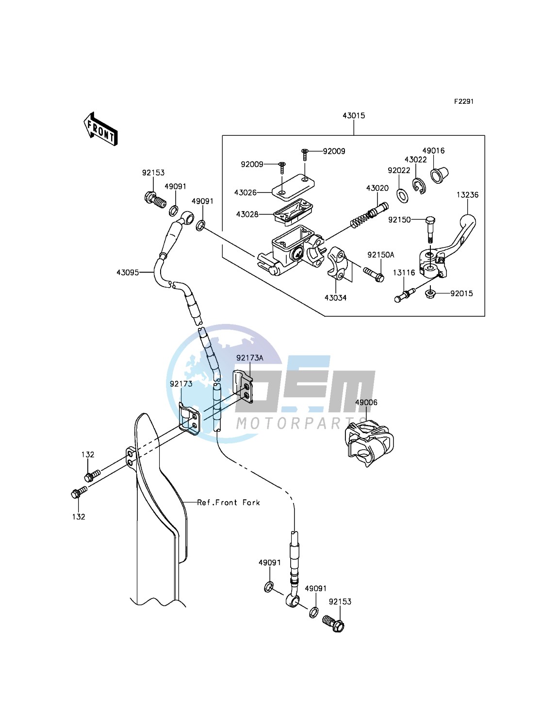 Front Master Cylinder