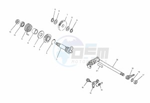 TANGO 125 PRO drawing T07  GEAR SHAFT