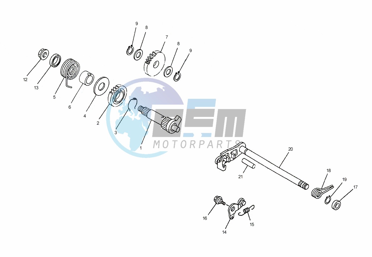 T07  GEAR SHAFT