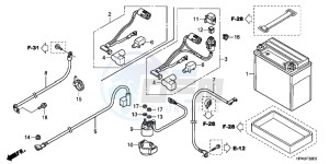 TRX420FPMB drawing BATTERY