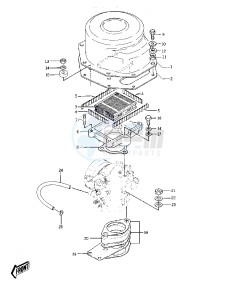 JS 400 A [JS400] (A3) [JS400] drawing CARBURETOR BRACKETS_FLAME ARRESTER