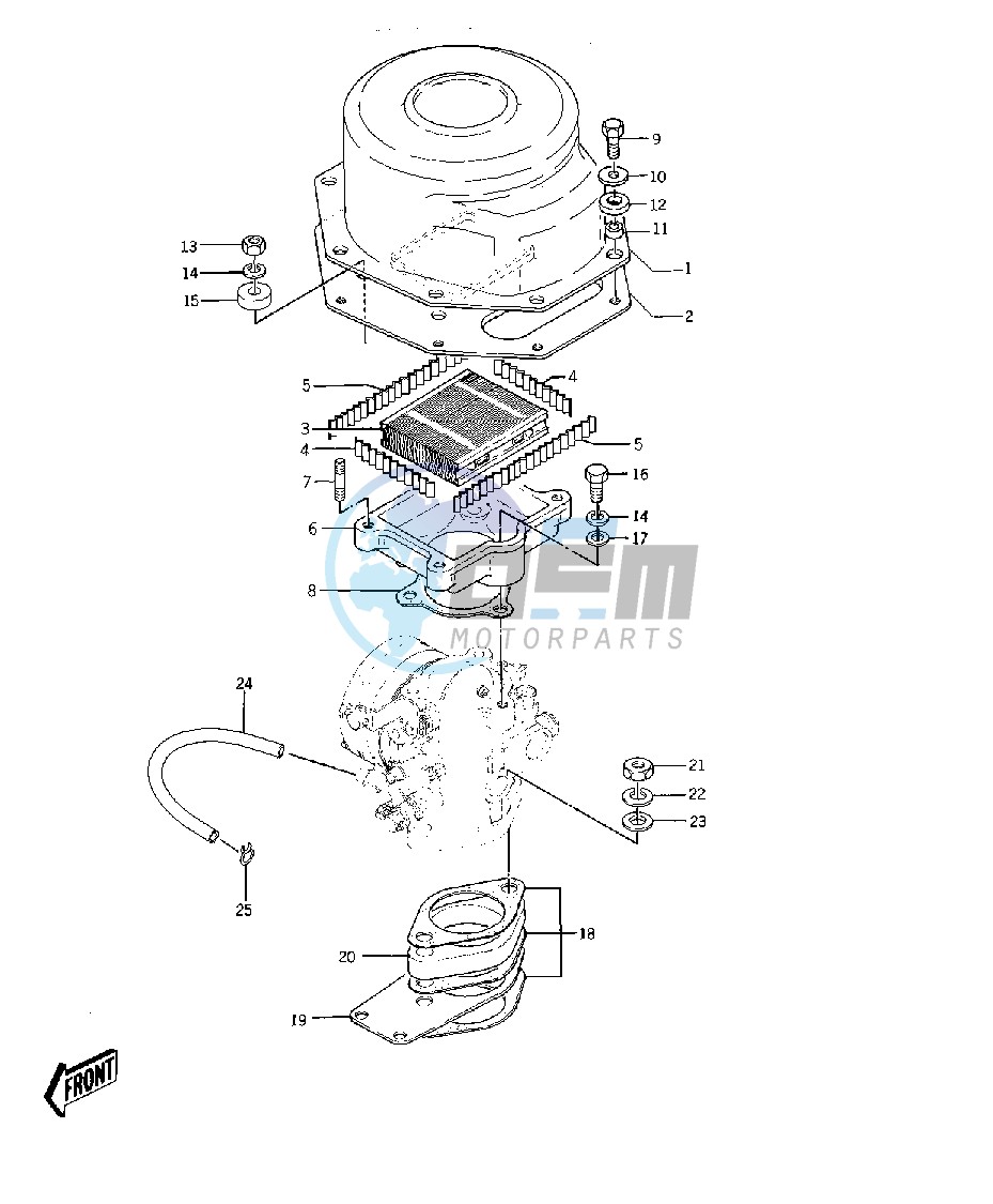 CARBURETOR BRACKETS_FLAME ARRESTER