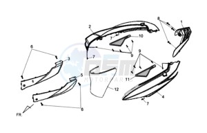 SYMPHONY SR50 drawing COWLING