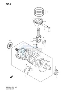 GSR750 EU drawing CRANKSHAFT