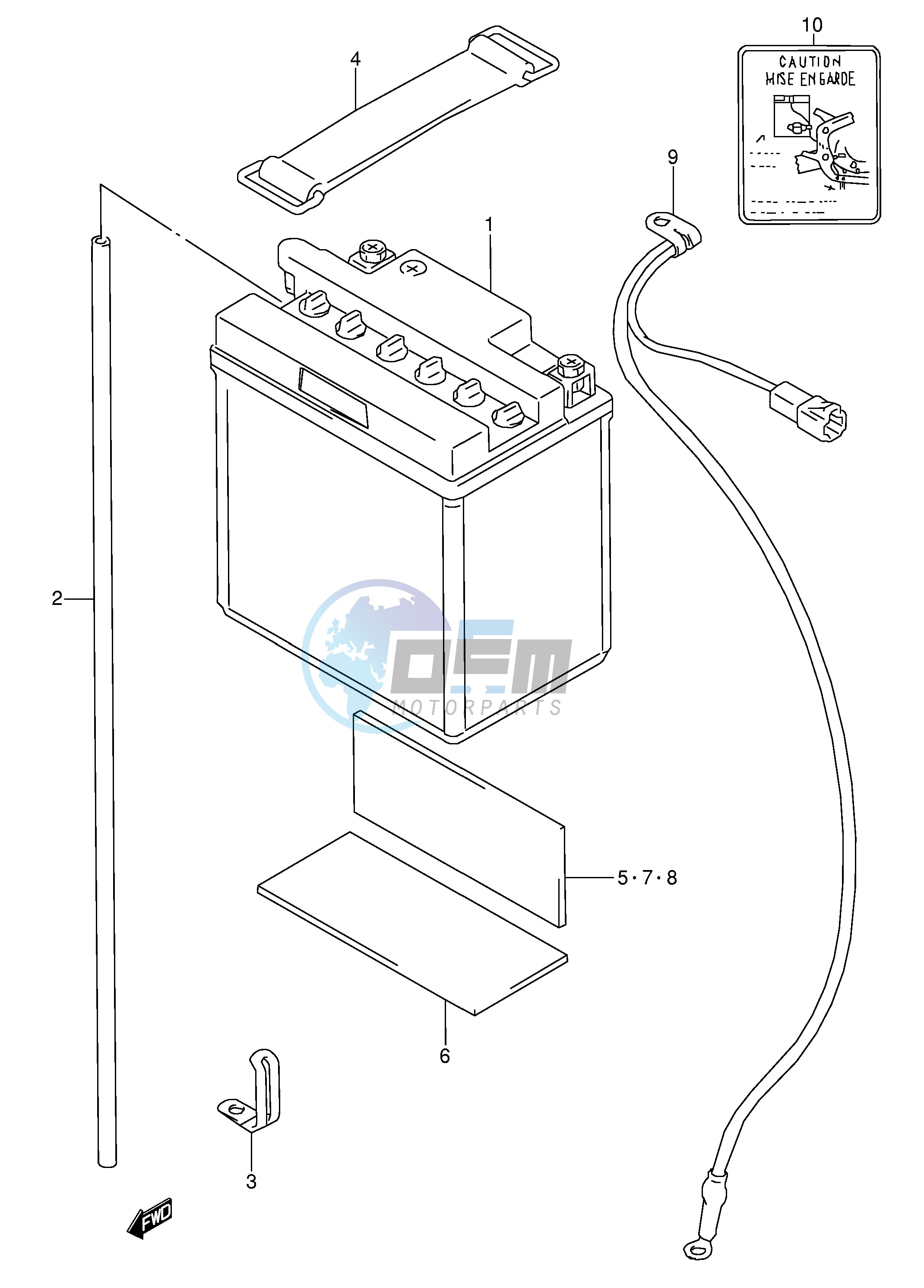 BATTERY (MODEL T)