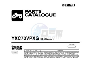 YXC700E YXC70VPXG VIKING VI (B853) drawing .1-Front-Page