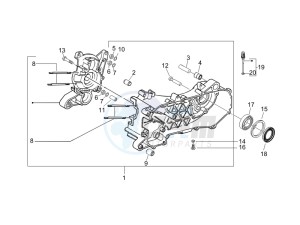 NRG 50 power DT drawing Crankcase