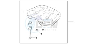 WW125EX2C drawing TOPBOX BASE