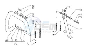 X9 200 180 drawing Central stand