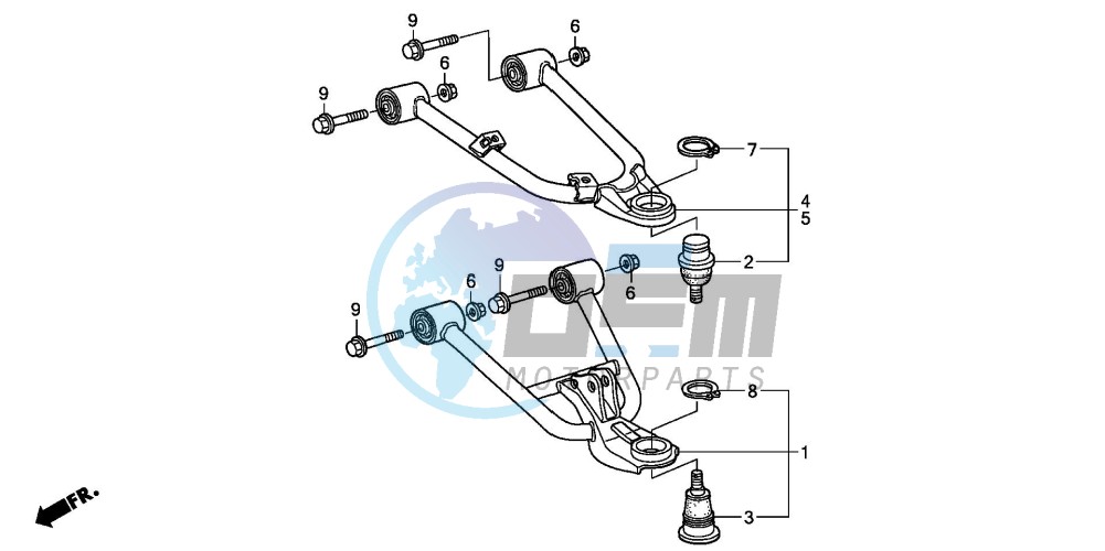 FRONT ARM (TRX250EX6/7/8)