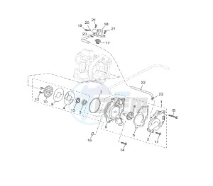 YP R X-MAX 125 drawing WATER PUMP