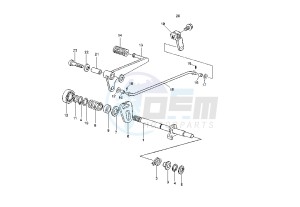 TZR RR 50 drawing SHIFT SHAFT