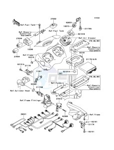 NINJA ZX-12R ZX1200-B4H FR GB GE XX (EU ME A(FRICA) drawing Fuel Injection