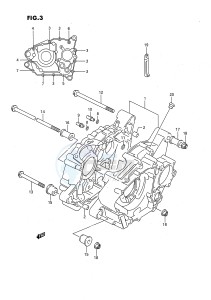 LT-F160 (P28) drawing CRANKCASE