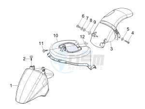 Fly 150 4t drawing Wheel housing - Mudguard