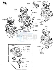 KZ 650 H[CSR] (H1-H2) [CSR] drawing ACCELERATOR PUMP -- KZ650-H1- -