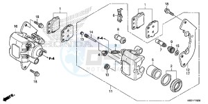 TRX420TE1H Europe Direct - (ED) drawing FRONT BRAKE CALIPER