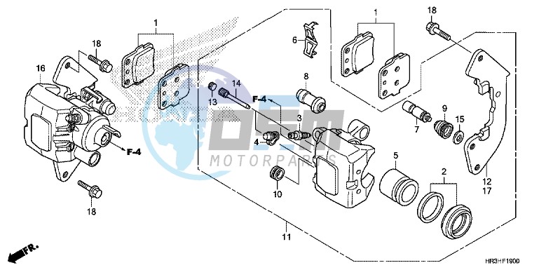 FRONT BRAKE CALIPER