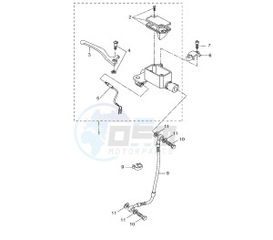 BW'S 50 drawing FRONT MASTER CYLINDER