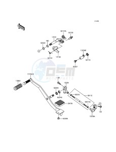 VULCAN 900 CLASSIC VN900BGFA GB XX (EU ME A(FRICA) drawing Gear Change Mechanism