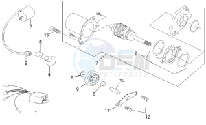 Scarabeo 50 2t (eng. Minarelli) drawing Ignition unit