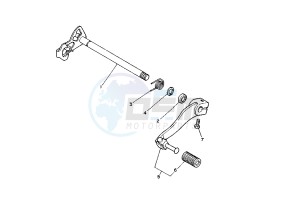 DT RE 125 drawing SHIFT SHAFT