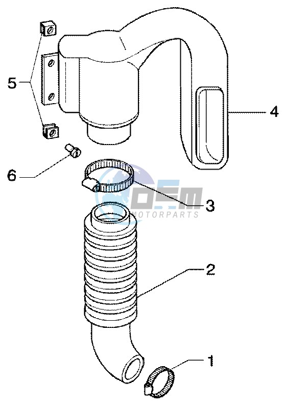 Belt cooling tube - Intake tube