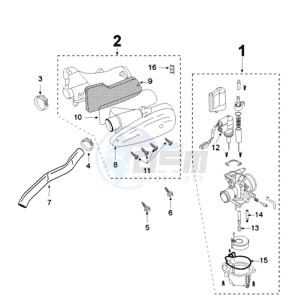 FIGHT 3 A DSE drawing CARBURETTOR