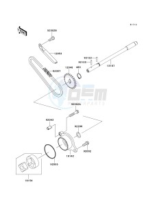 VN 900 B [VULCAN 900 CLASSIC] (6F-9F) B6F drawing OIL PUMP