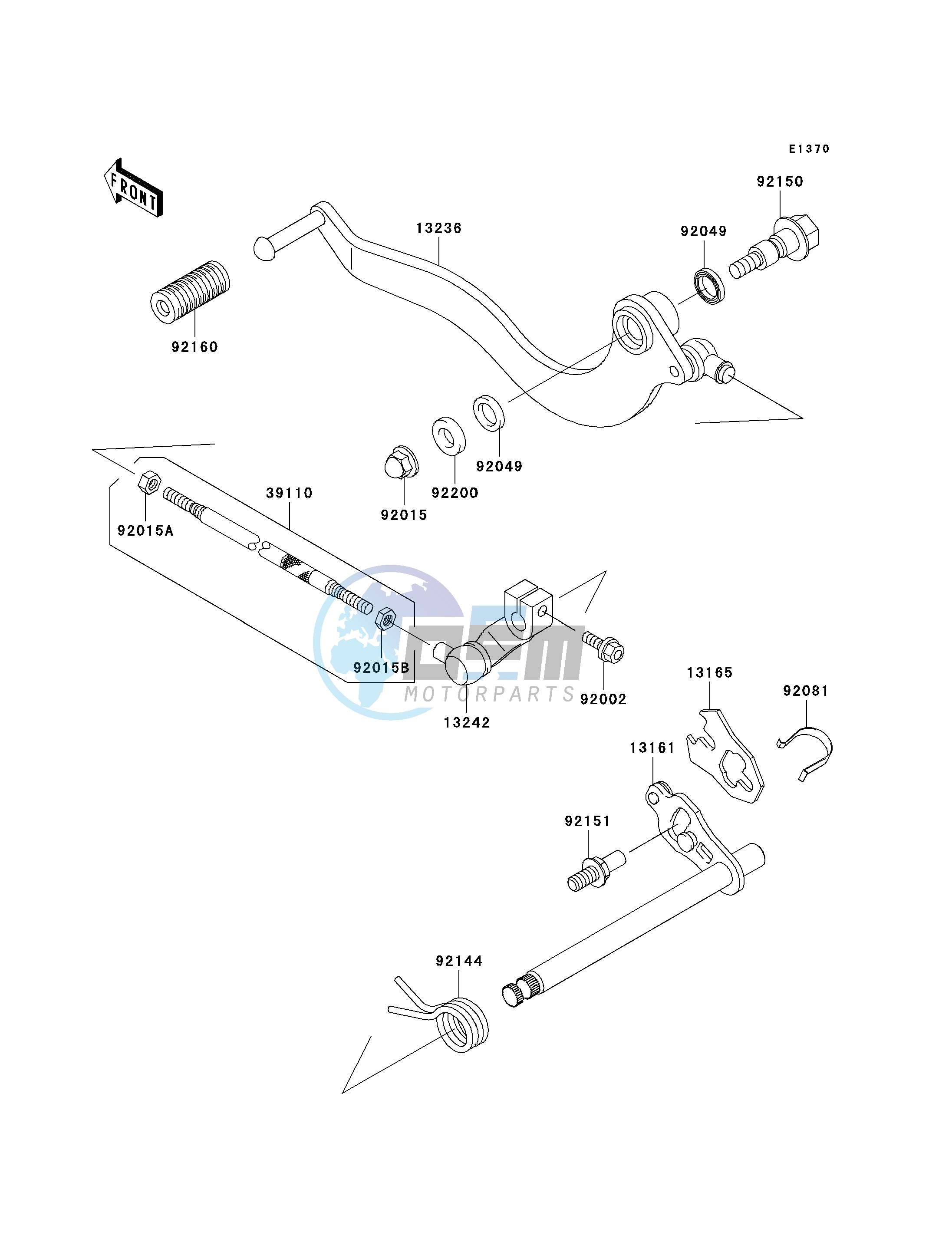 GEAR CHANGE MECHANISM