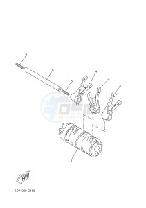 MT125A MT-125 ABS MT-125 ABS (BR35 BR35 BR35 BR35) drawing SHIFT CAM & FORK