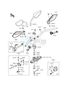 D-TRACKER KLX150HGF XX (EU ME A(FRICA) drawing Handlebar