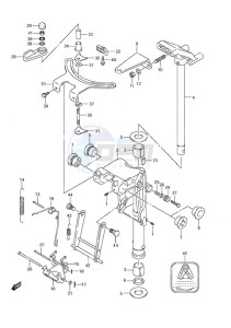 DF 9.9A drawing Swivel Bracket