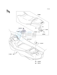 JT 900 E [900 STX] (E6F) E6F drawing SEAT