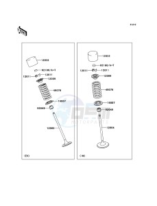 ER-6N ER650CBF GB XX (EU ME A(FRICA) drawing Valve(s)