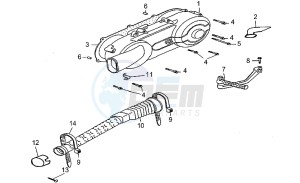 Quasar 125-180 drawing LH Semi-crankcase