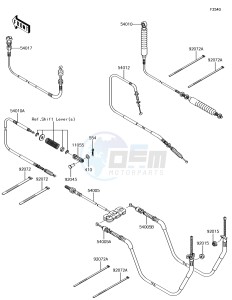 MULE SX KAF400JHF EU drawing Cables