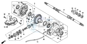 TRX300FW FOURTRAX 300 4X4 drawing FINAL DRIVEN GEAR