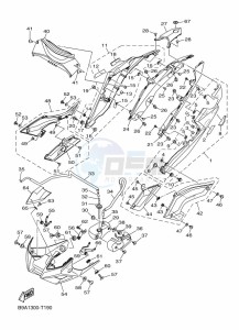 MT-03 MTN320-A (B9A8) drawing SIDE COVER