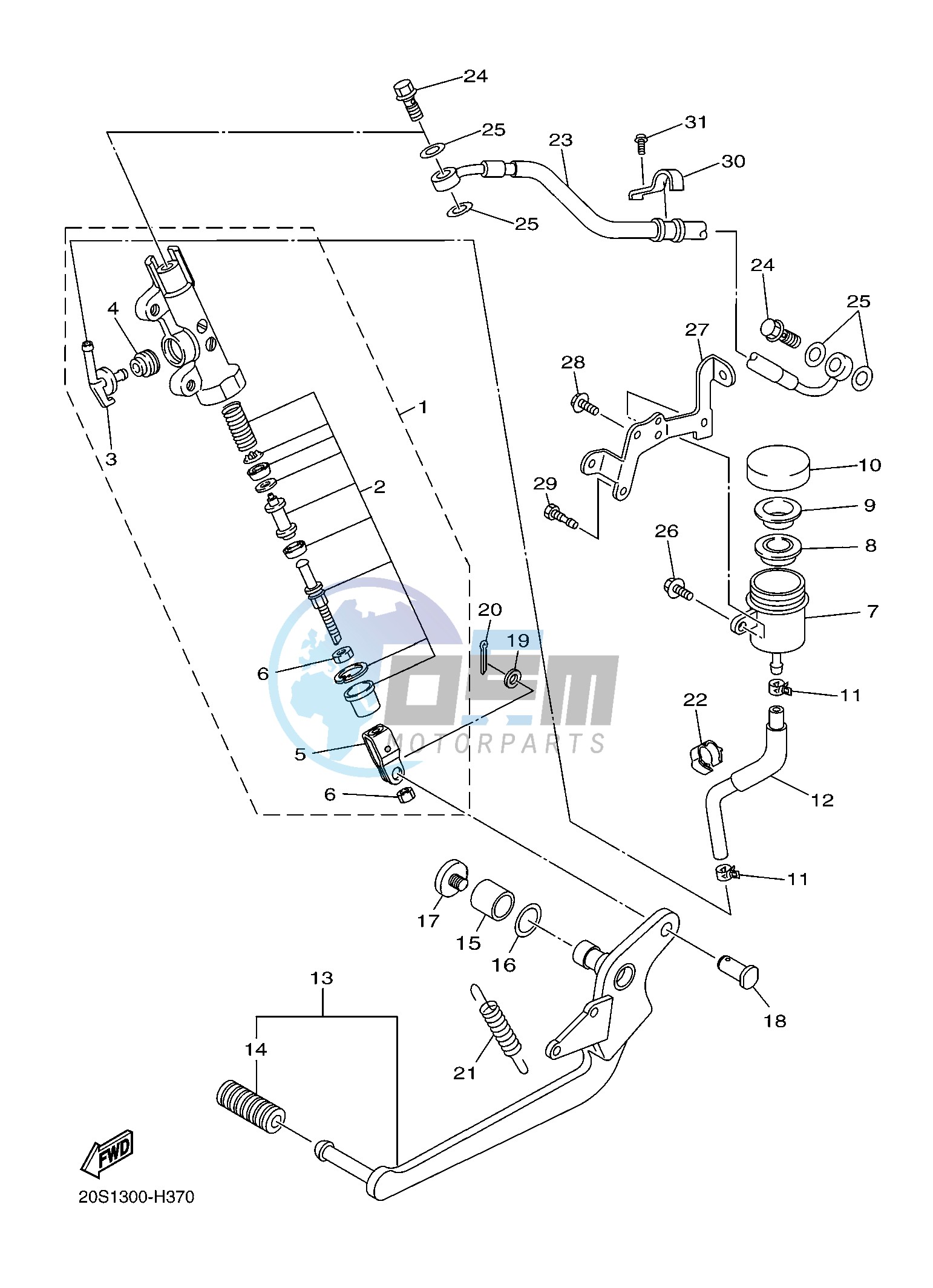 REAR MASTER CYLINDER