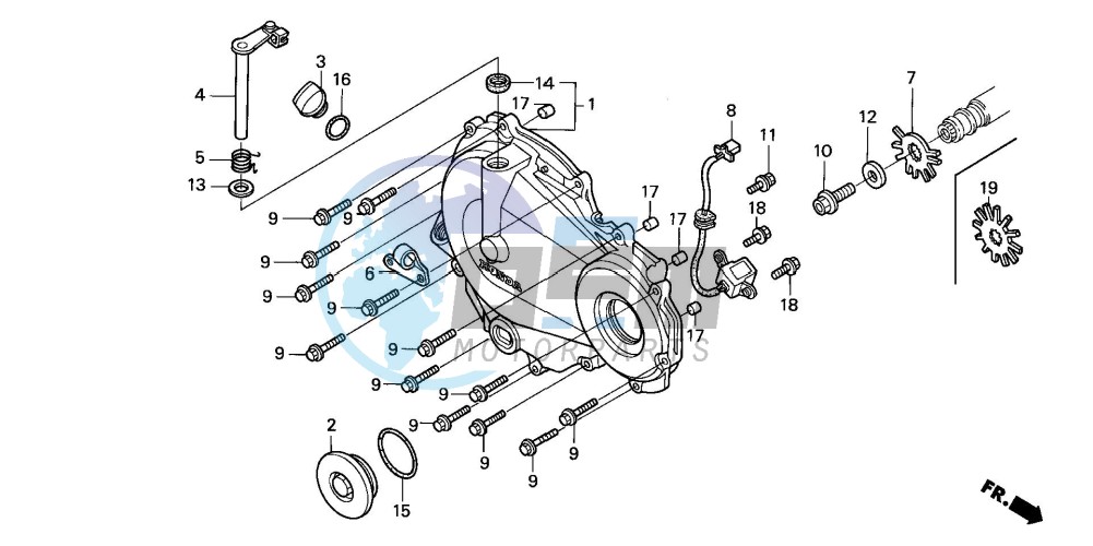 RIGHT CRANKCASE COVER