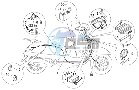 Electrical device-electric horn