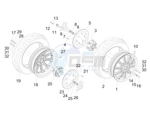 MP3 400 ie lt MP3 400 ie lt Sport drawing Front wheel