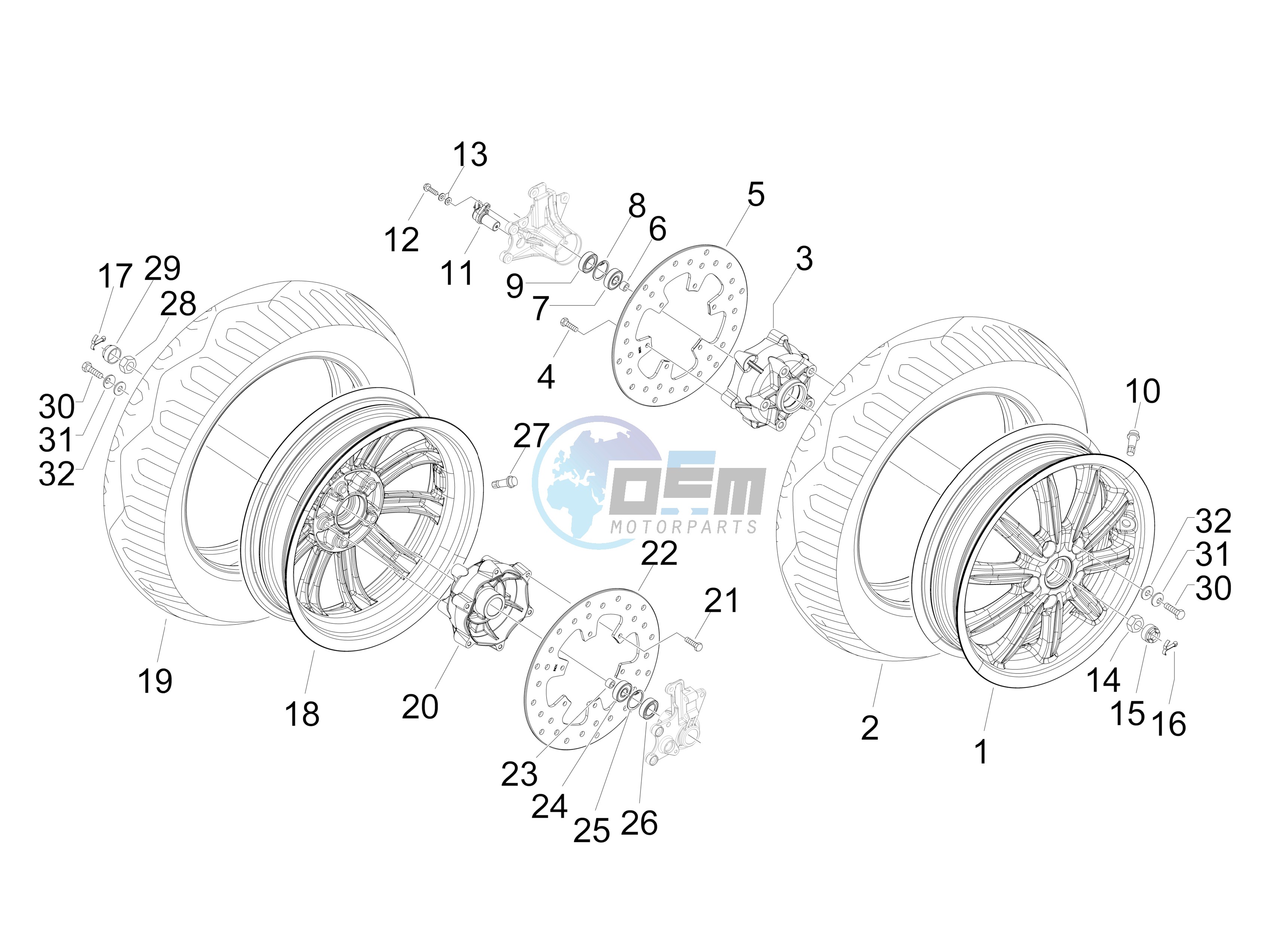 Front wheel