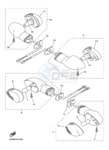 XJ6N 600 XJ6-N (NAKED) (20SR 20SU) drawing FLASHER LIGHT