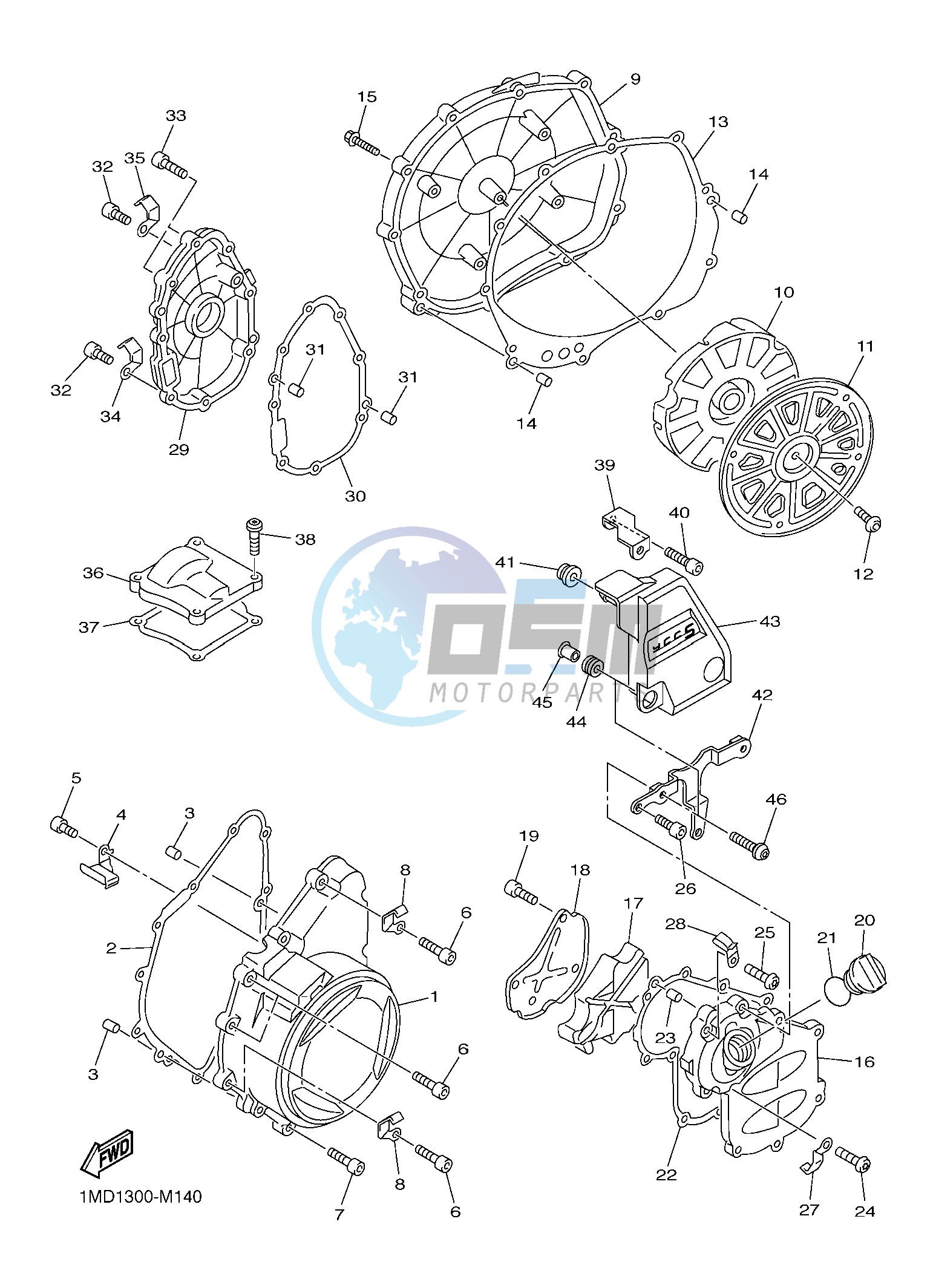 CRANKCASE COVER 1